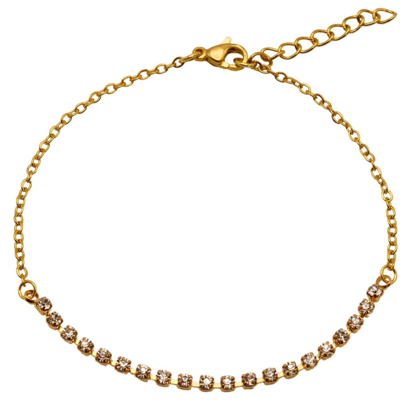 Gold Crystal Bar Bracelet | Crystal Bar Bracelet | Carpe Diem Designs