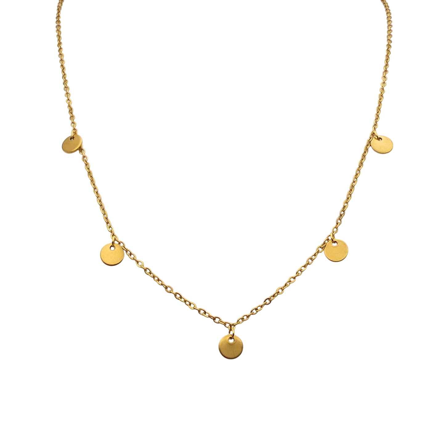 Coin Disc Necklace