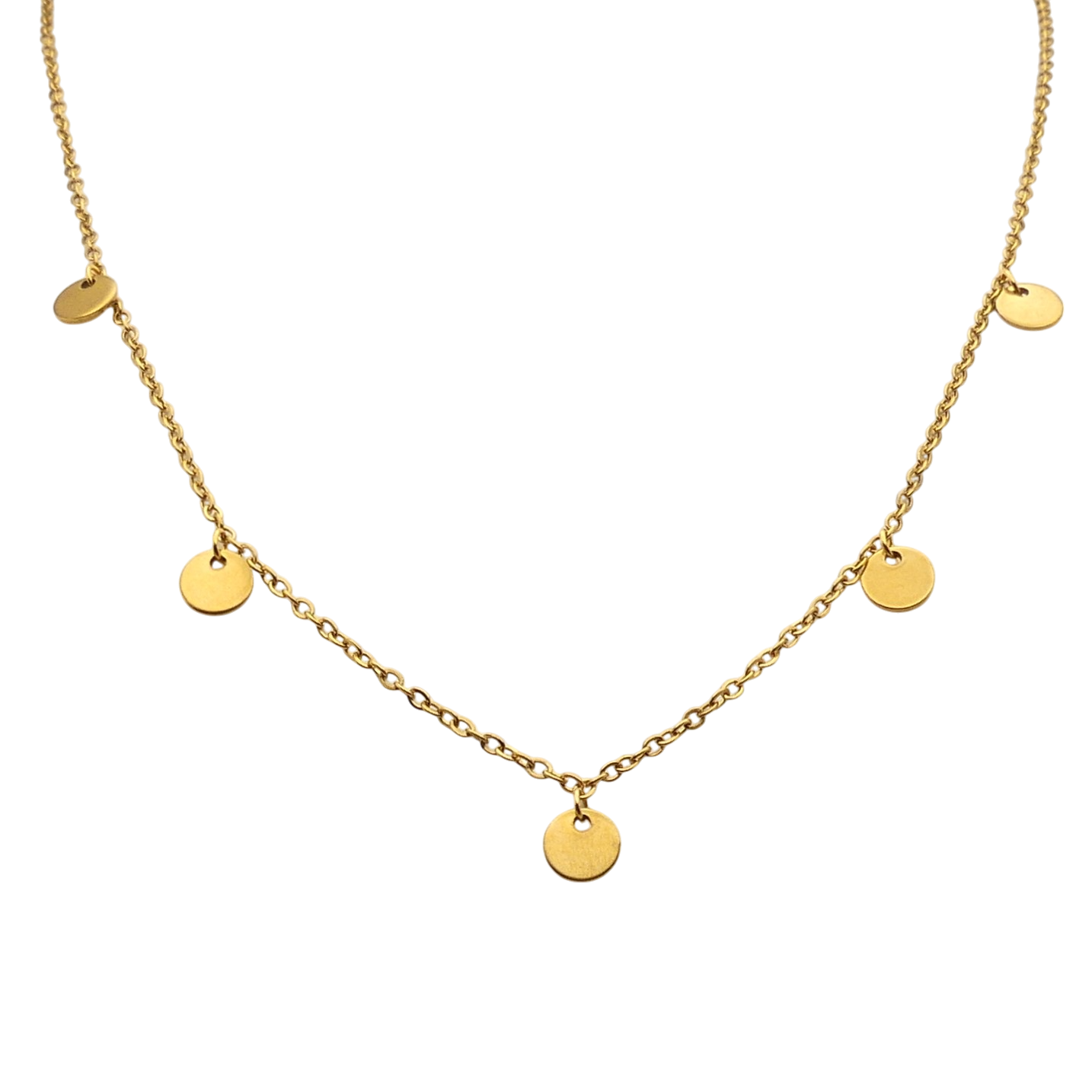 Coin Disc Necklace