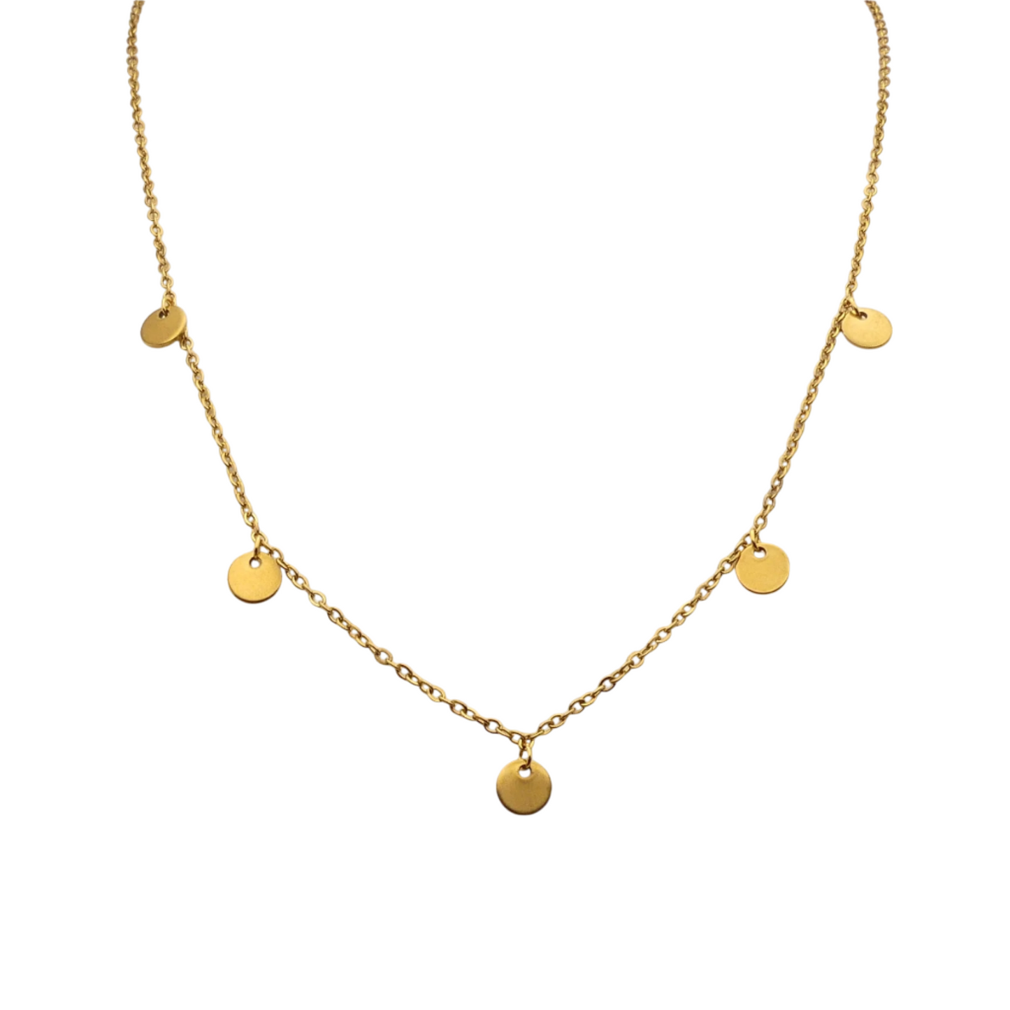 Coin Disc Necklace