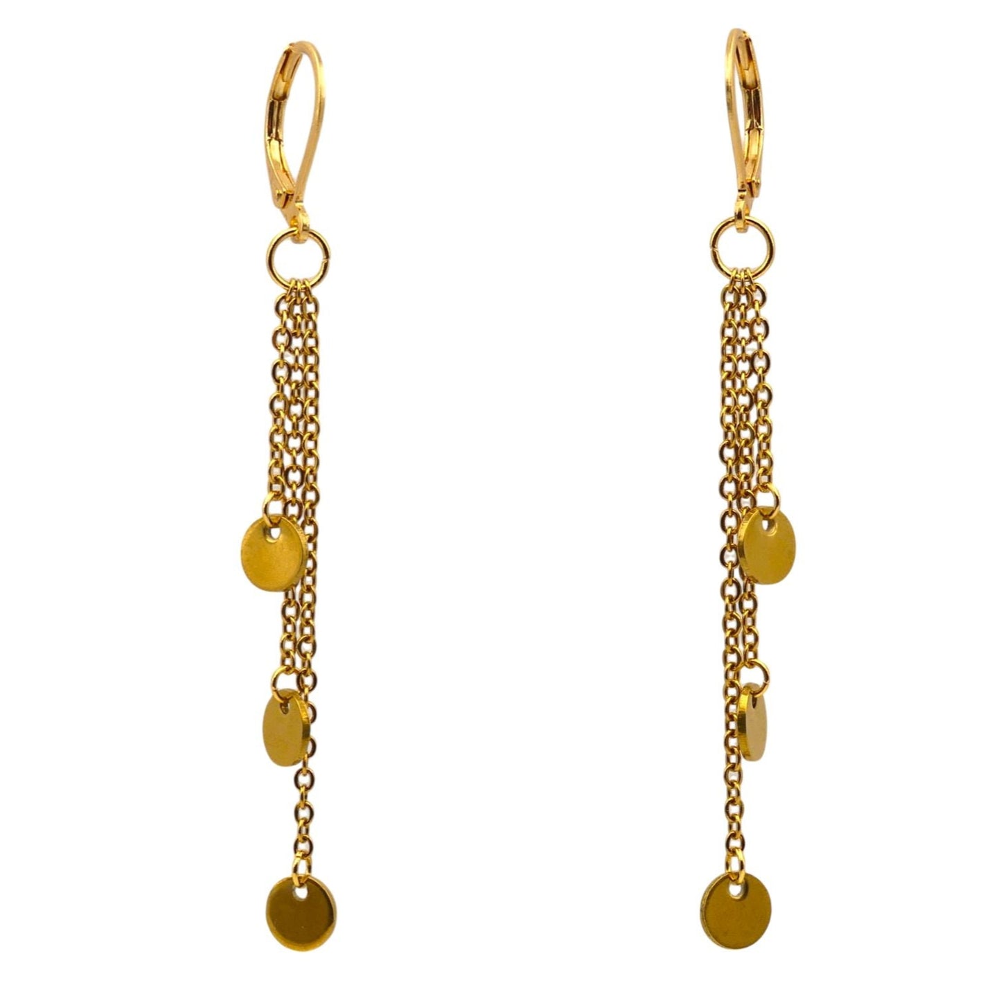 Coin Drop Earrings