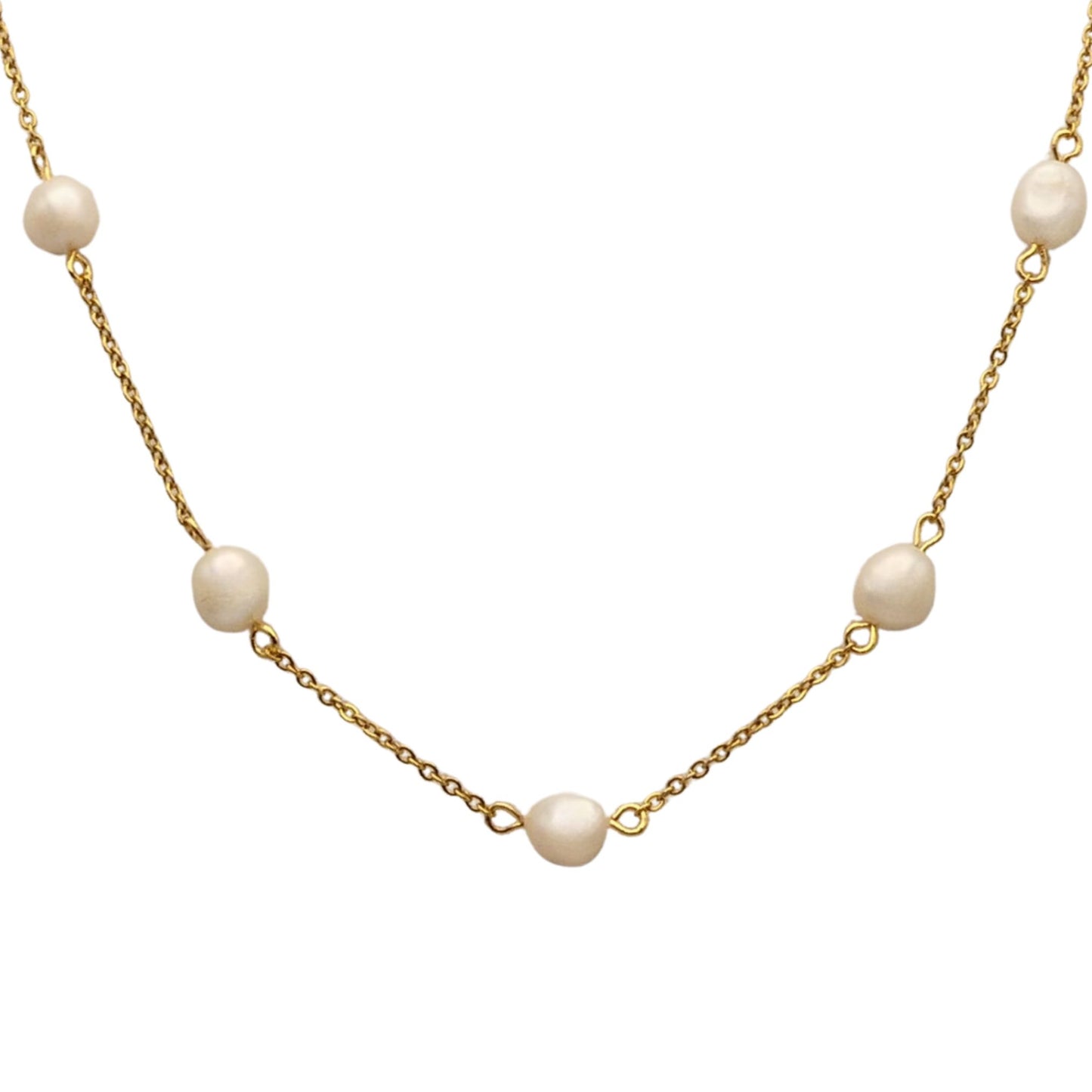 Women's Pearl Necklace | Floating Pearl Necklace | Carpe Diem Designs