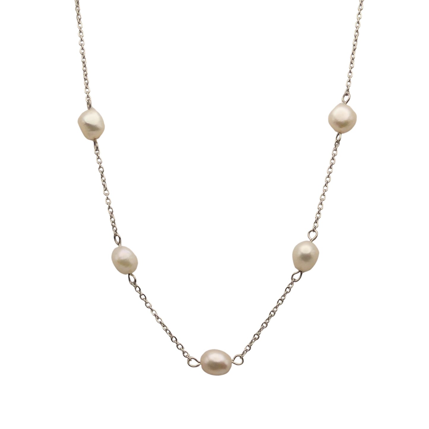 Women's Pearl Necklace | Floating Pearl Necklace | Carpe Diem Designs