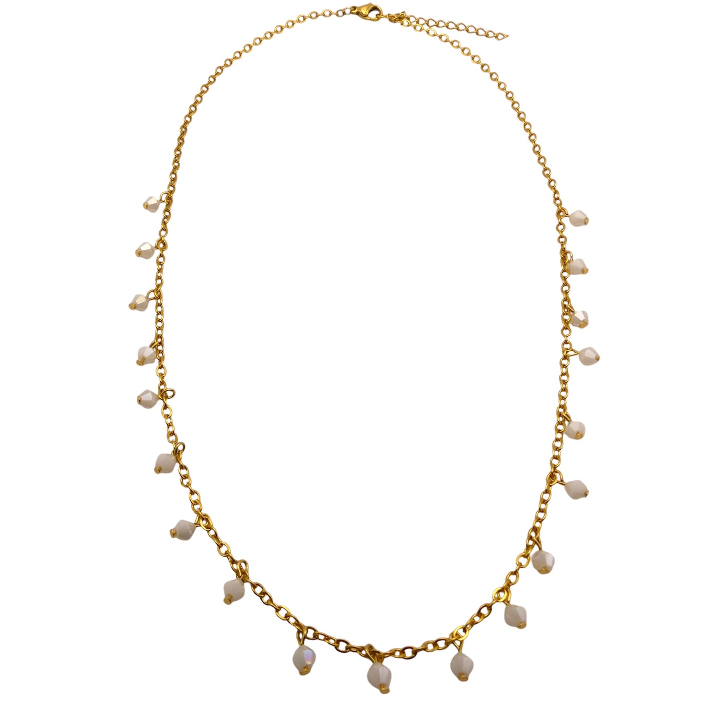 Crystal Beaded Satellite Necklace