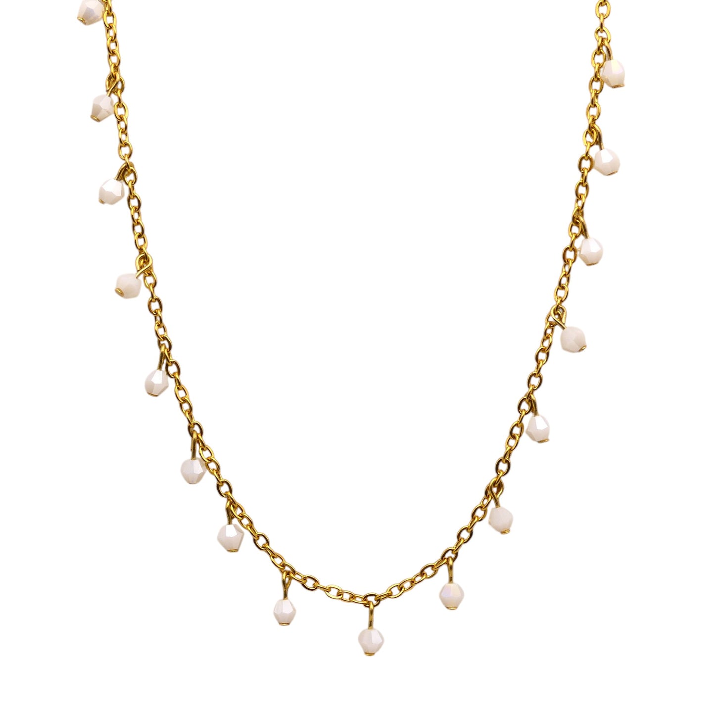 Crystal Beaded Satellite Necklace