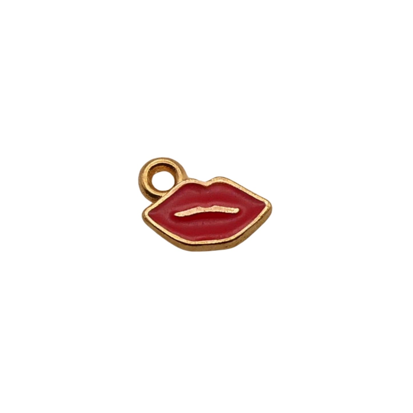 Red Lip Charm For Women For Personalized Charm Bracelet