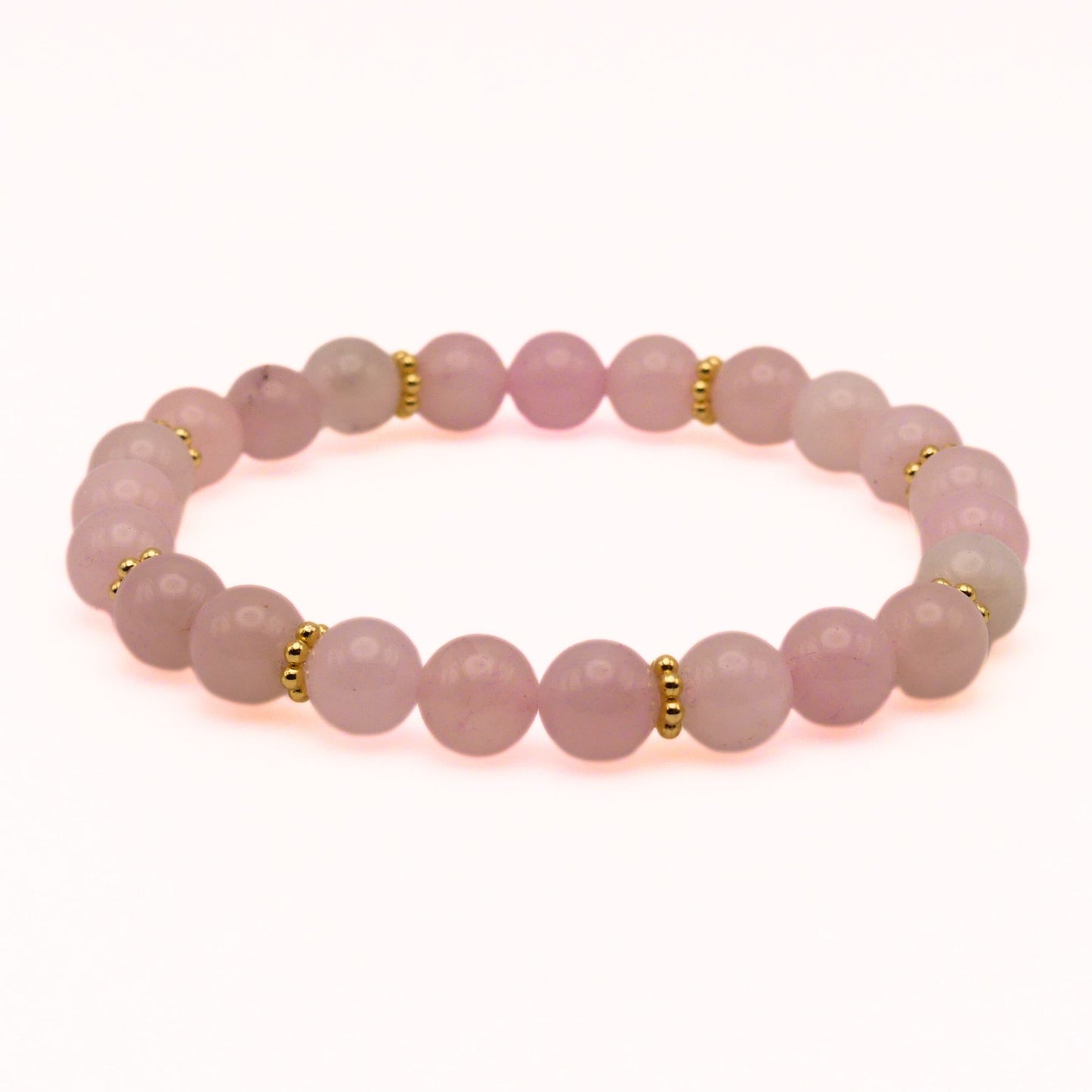 Rose Quartz Beaded Bracelet