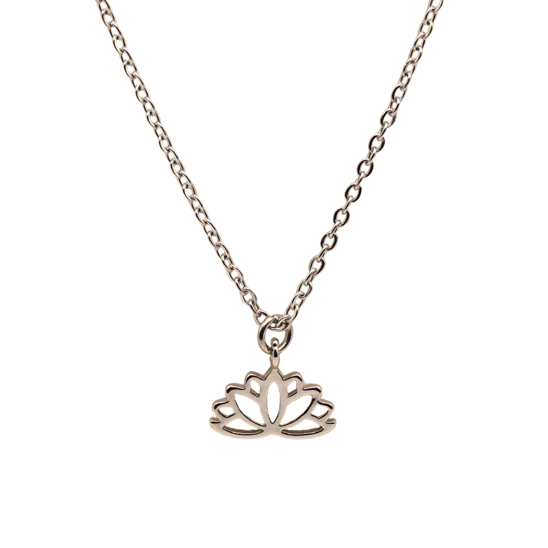 Lotus Pendant Necklace