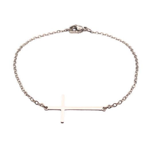 Cross Pendant Anklet | Stainless Steel Anklet | Carpe Diem Designs