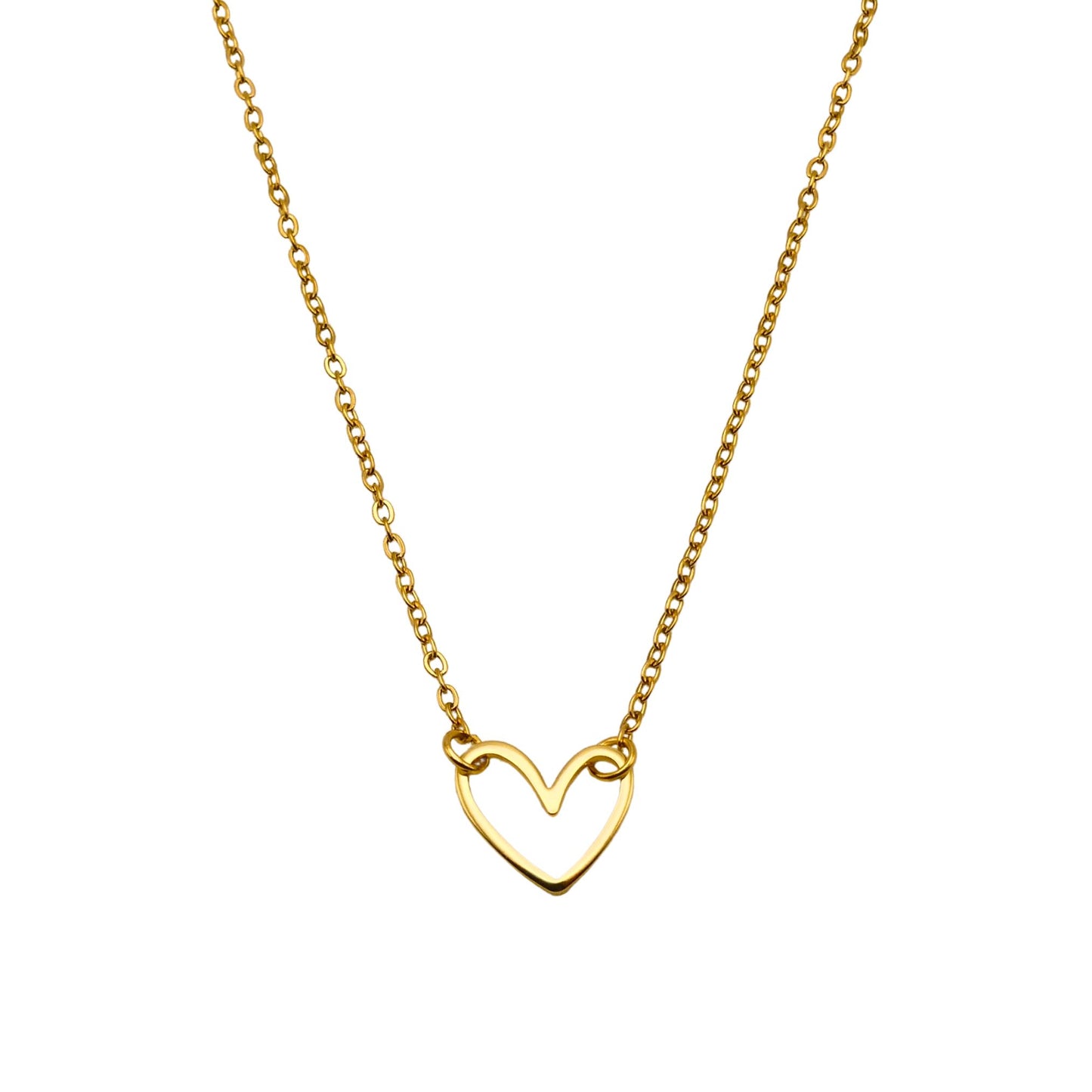 Open Heart Necklace