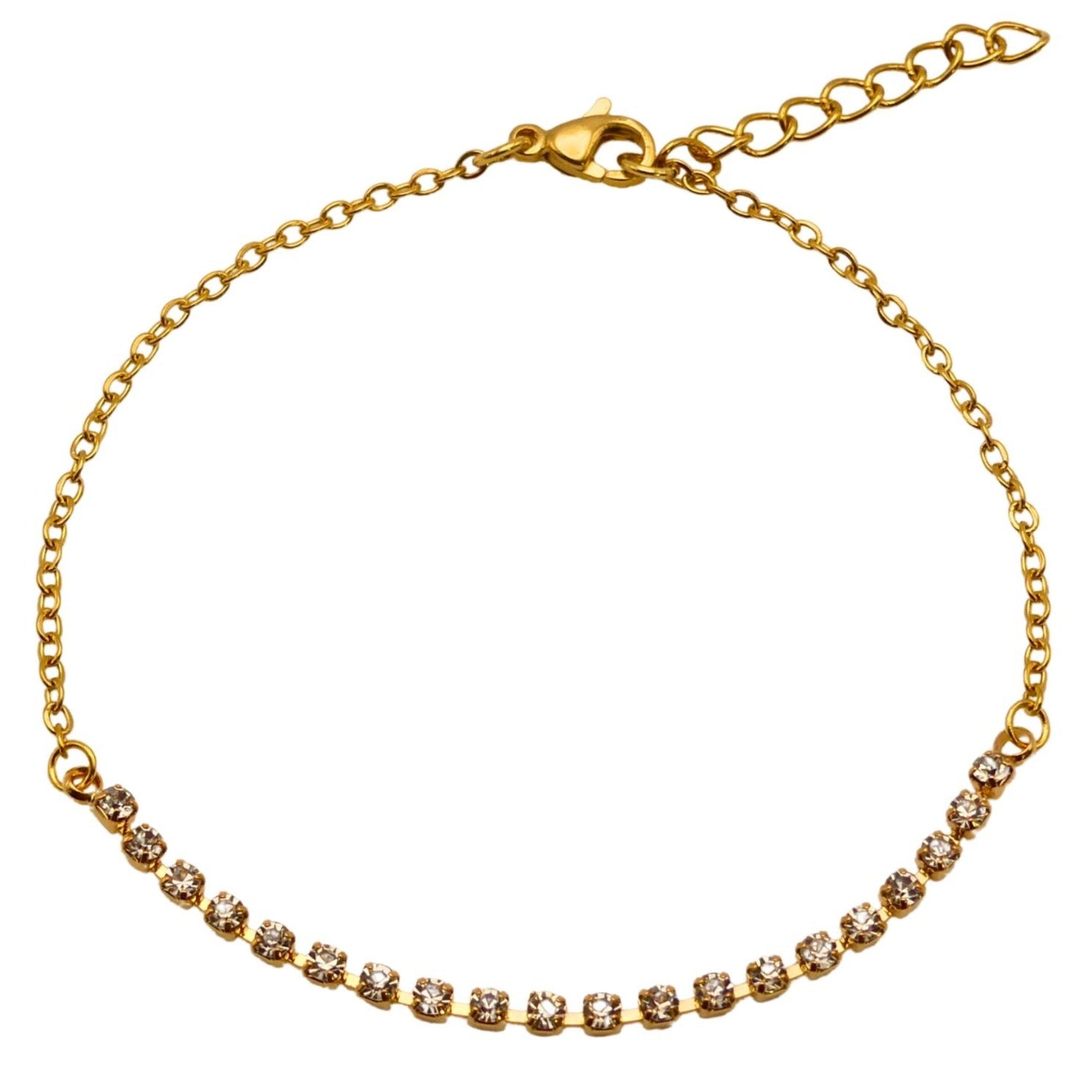 Gold Crystal Bar Bracelet | Crystal Bar Bracelet | Carpe Diem Designs
