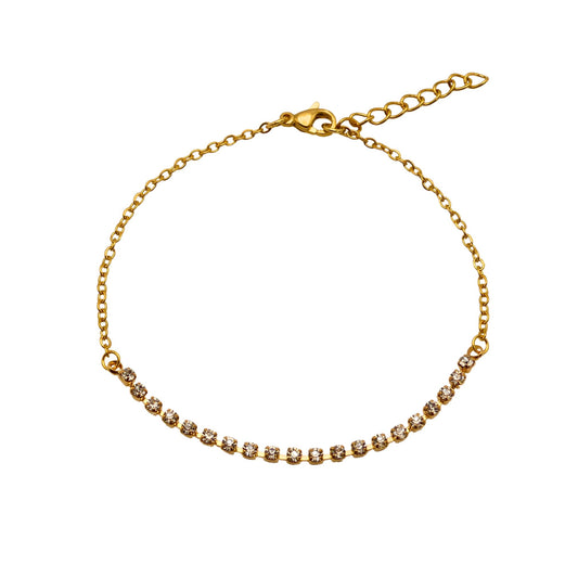 Gold Crystal Bar Bracelet | Crystal Bar Bracelet | Carpe Diem Designs