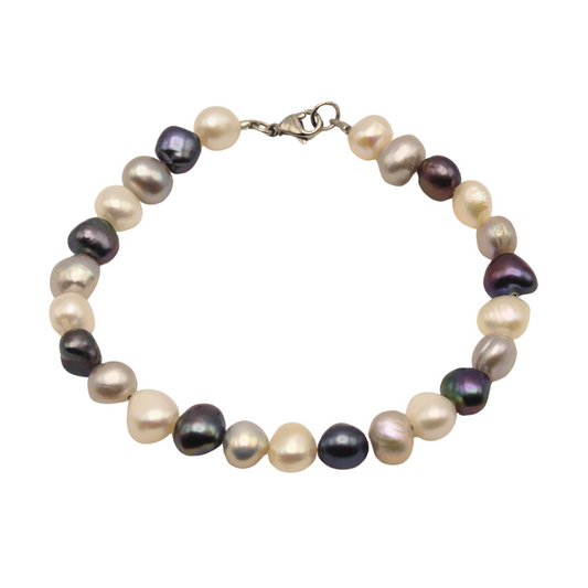 Multi-Colour Pearl Bracelet