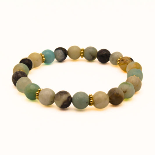Amazonite Beaded Bracelet | Beaded Bracelet | Carpe Diem Designs