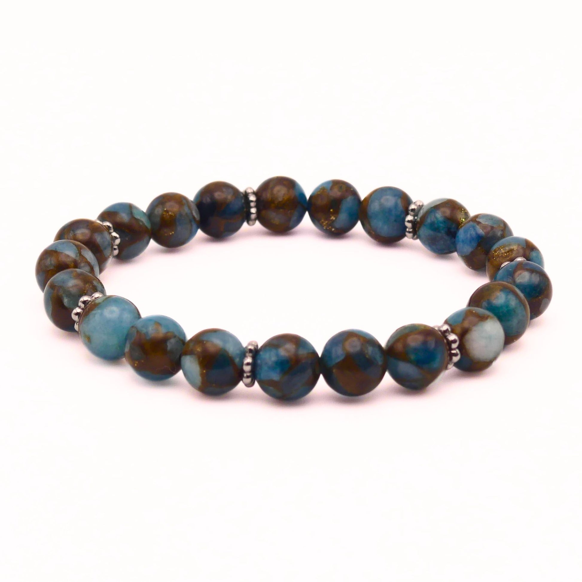 Blue Sea Bracelet | Blue Sea Beaded Bracelet | Carpe Diem Designs