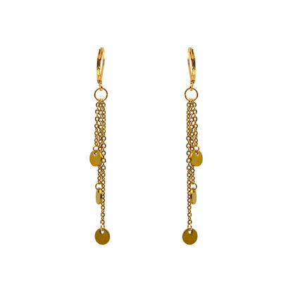 Coin Drop Earrings