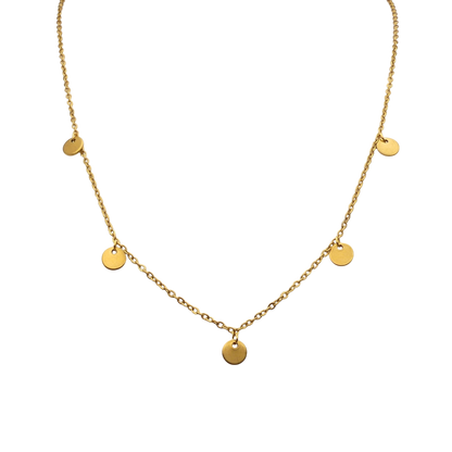 Coin Disc Necklace