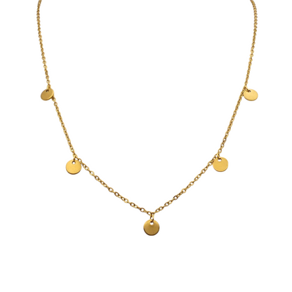Coin Disc Necklace