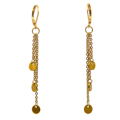 Coin Drop Earrings
