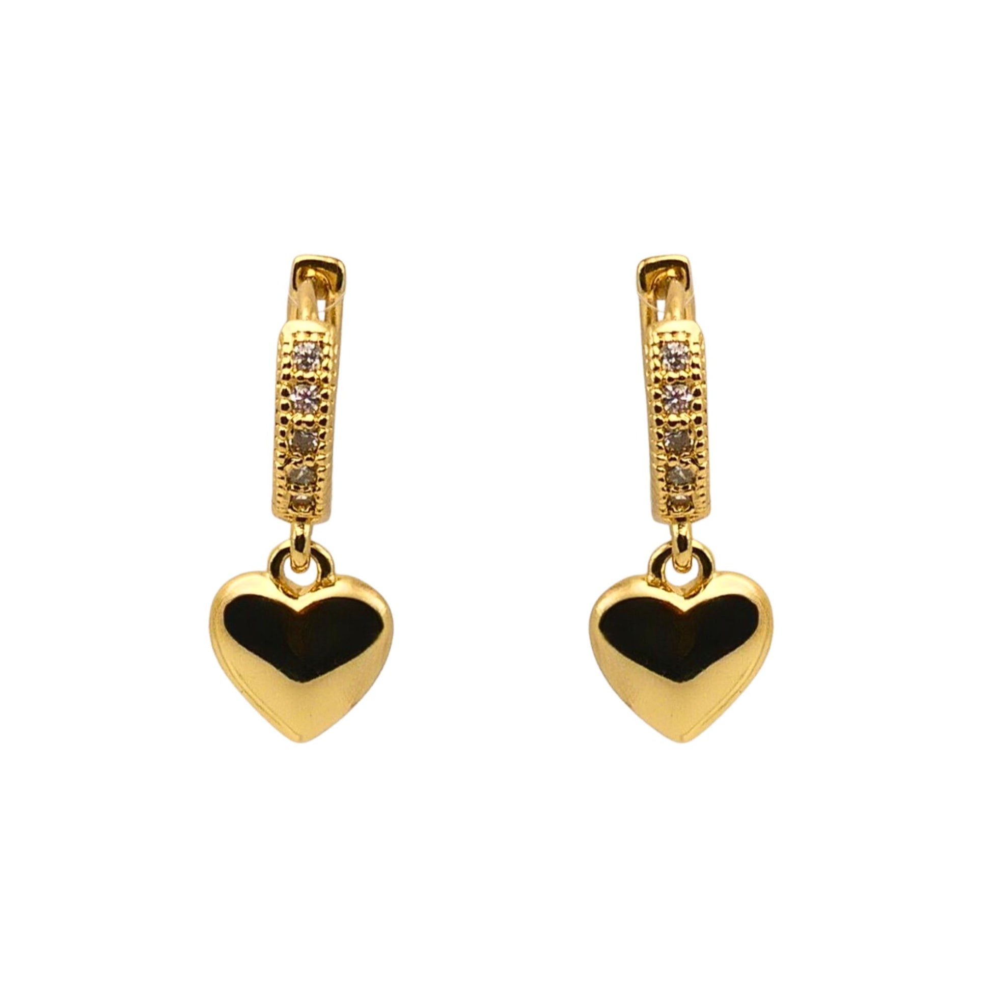 Heart Drop Earrings | Women's Heart Earrings | Carpe Diem Designs