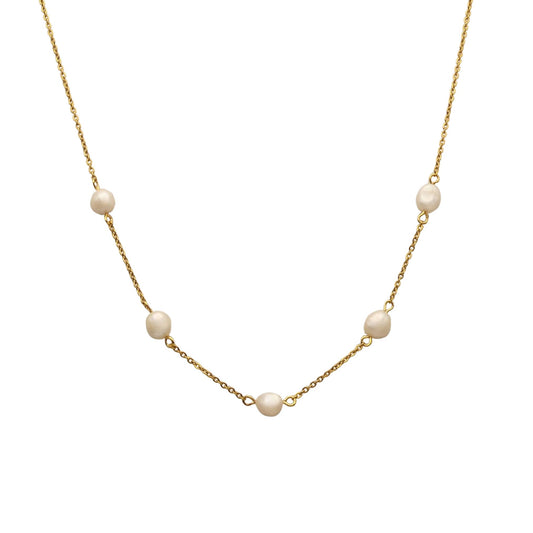 Women's Pearl Necklace | Floating Pearl Necklace | Carpe Diem Designs