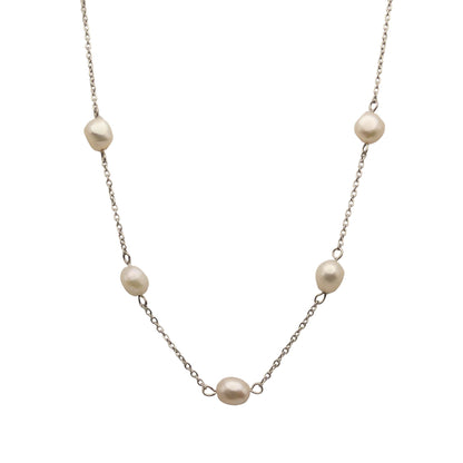 Women's Pearl Necklace | Floating Pearl Necklace | Carpe Diem Designs