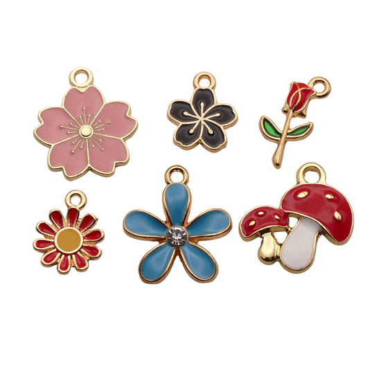 Flowers and Living Things Charms for Women For Personalized Charm Bracelet
