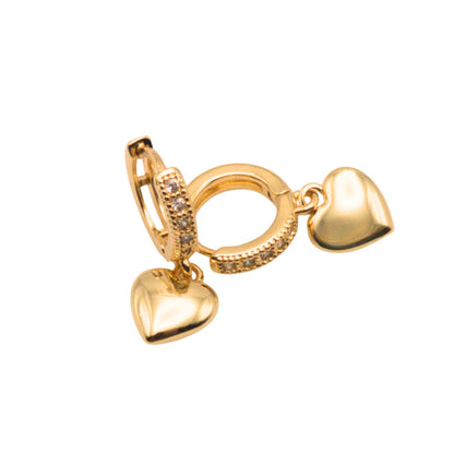 Heart Drop Earrings | Women's Heart Earrings | Carpe Diem Designs
