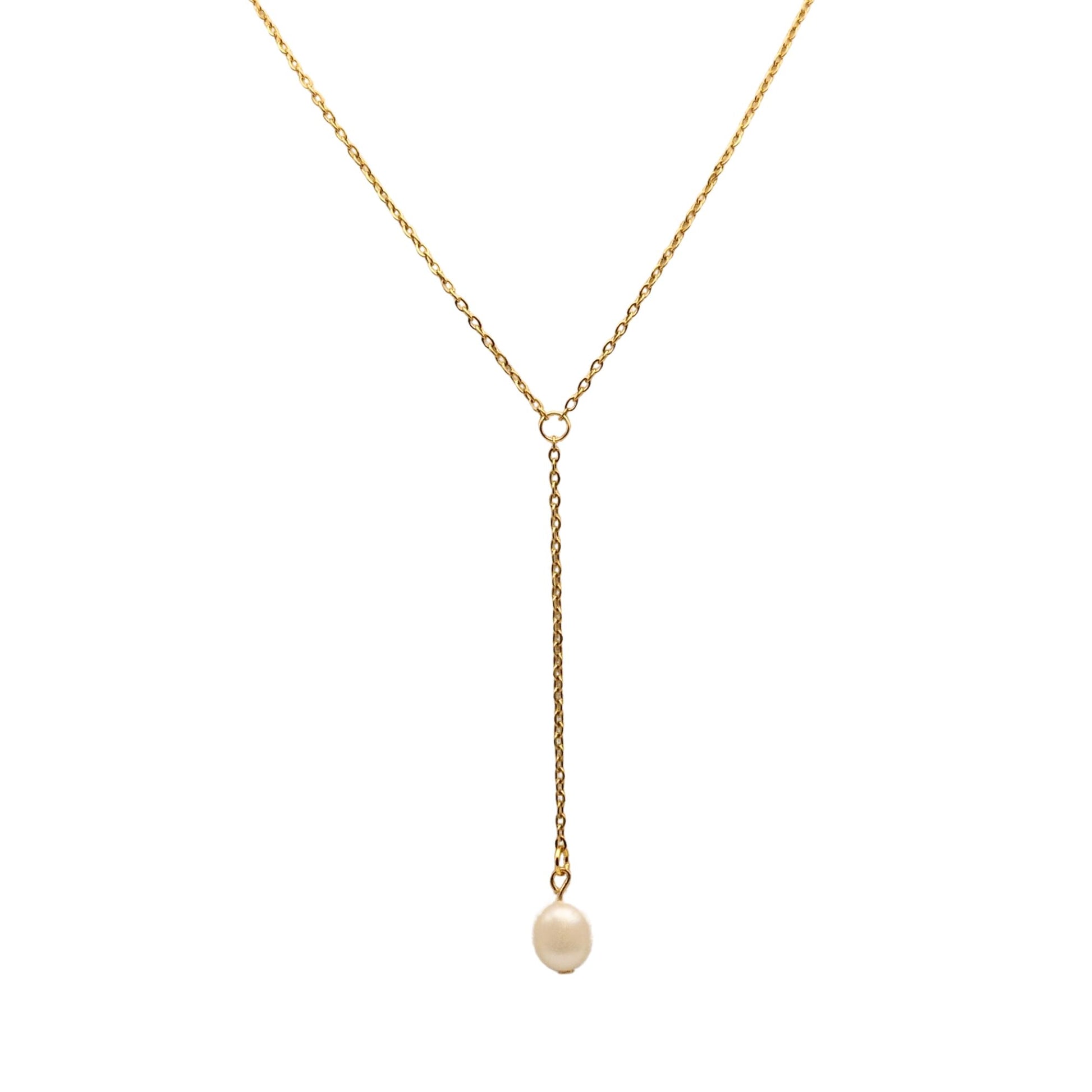 Gold_Dainty_Pearl_Drop_Necklace_For_Women