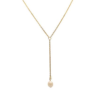 Gold_Dainty_Pearl_Drop_Necklace_For_Women