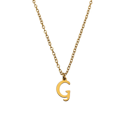 Personalized Initial Pendant Necklace