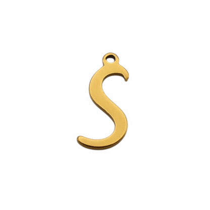 Gold Letter Charms