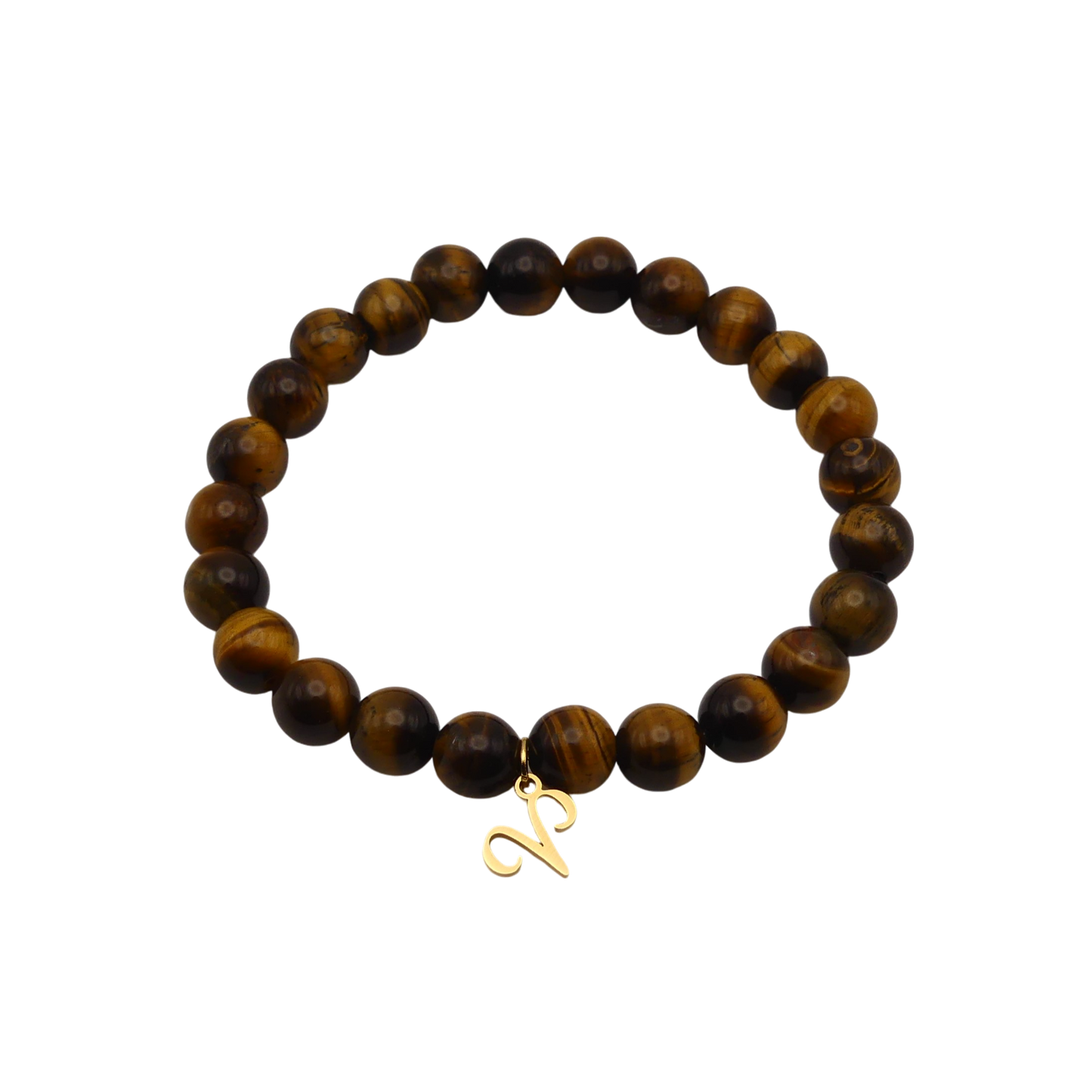 Tiger Eye Zodiac Pendant Bracelet