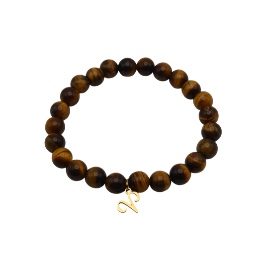 Tiger Eye Zodiac Pendant Bracelet