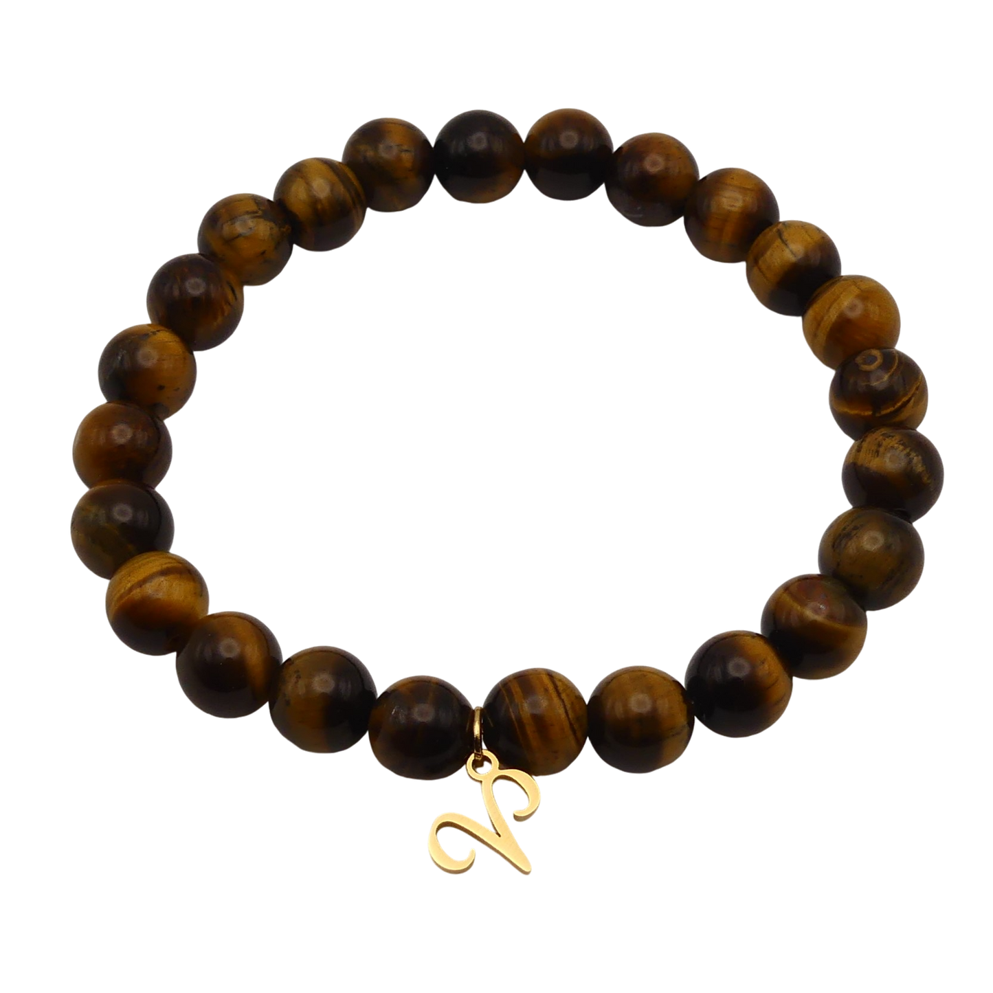 Tiger Eye Zodiac Pendant Bracelet