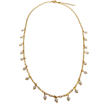 Crystal Beaded Satellite Necklace