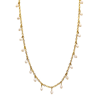 Crystal Beaded Satellite Necklace