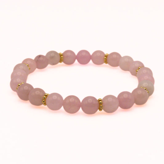 Rose Quartz Beaded Bracelet