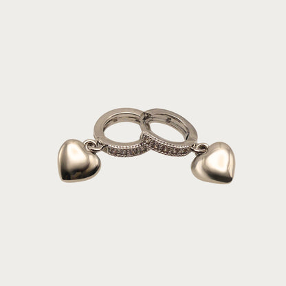 Heart Drop Earrings | Women's Heart Earrings | Carpe Diem Designs