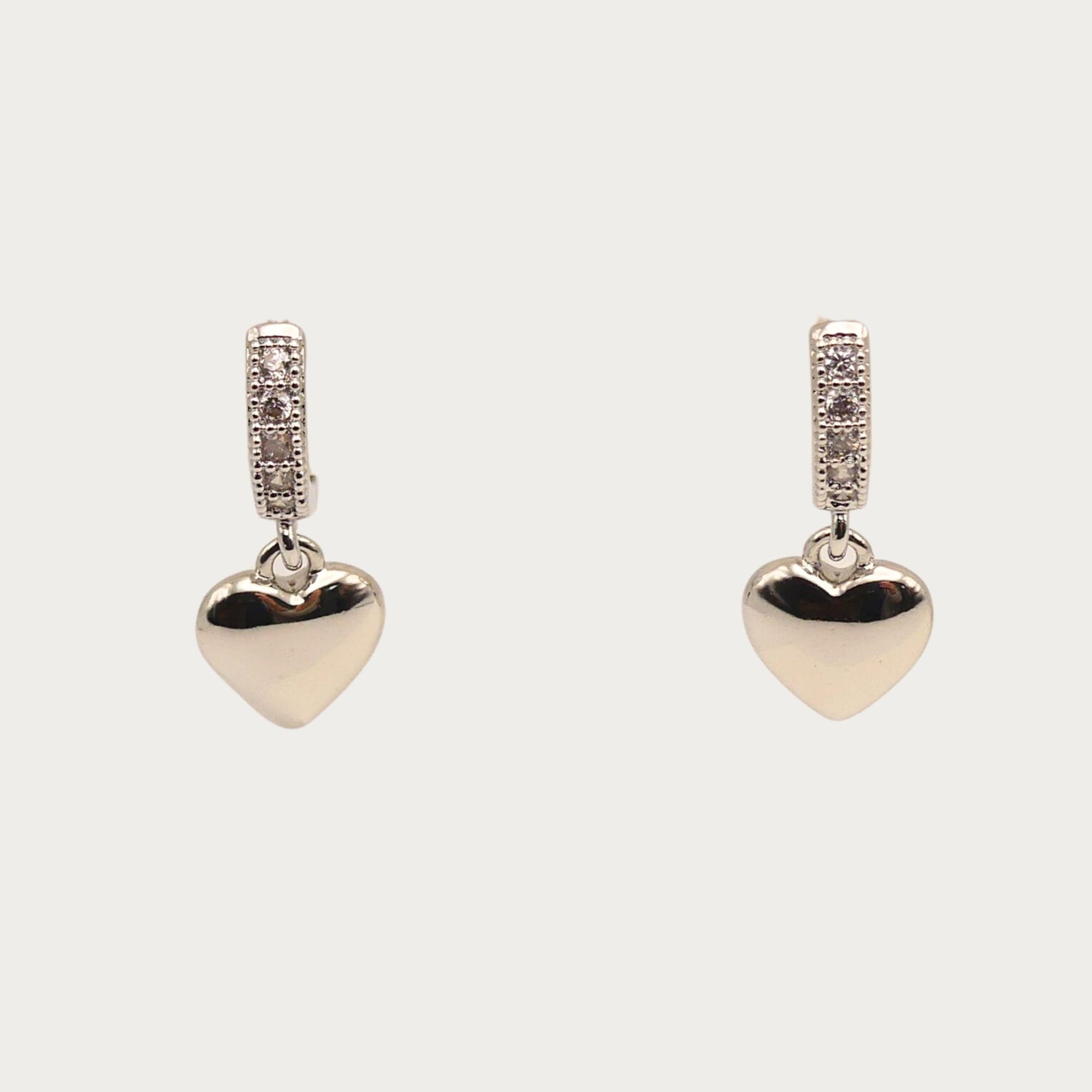 Heart Drop Earrings | Women's Heart Earrings | Carpe Diem Designs